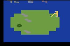 une photo d'Ã©cran de Golf sur Atari 2600